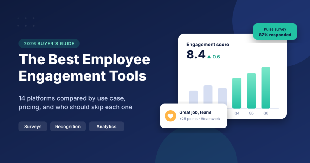 Best employee engagement tools 2026 comparison guide